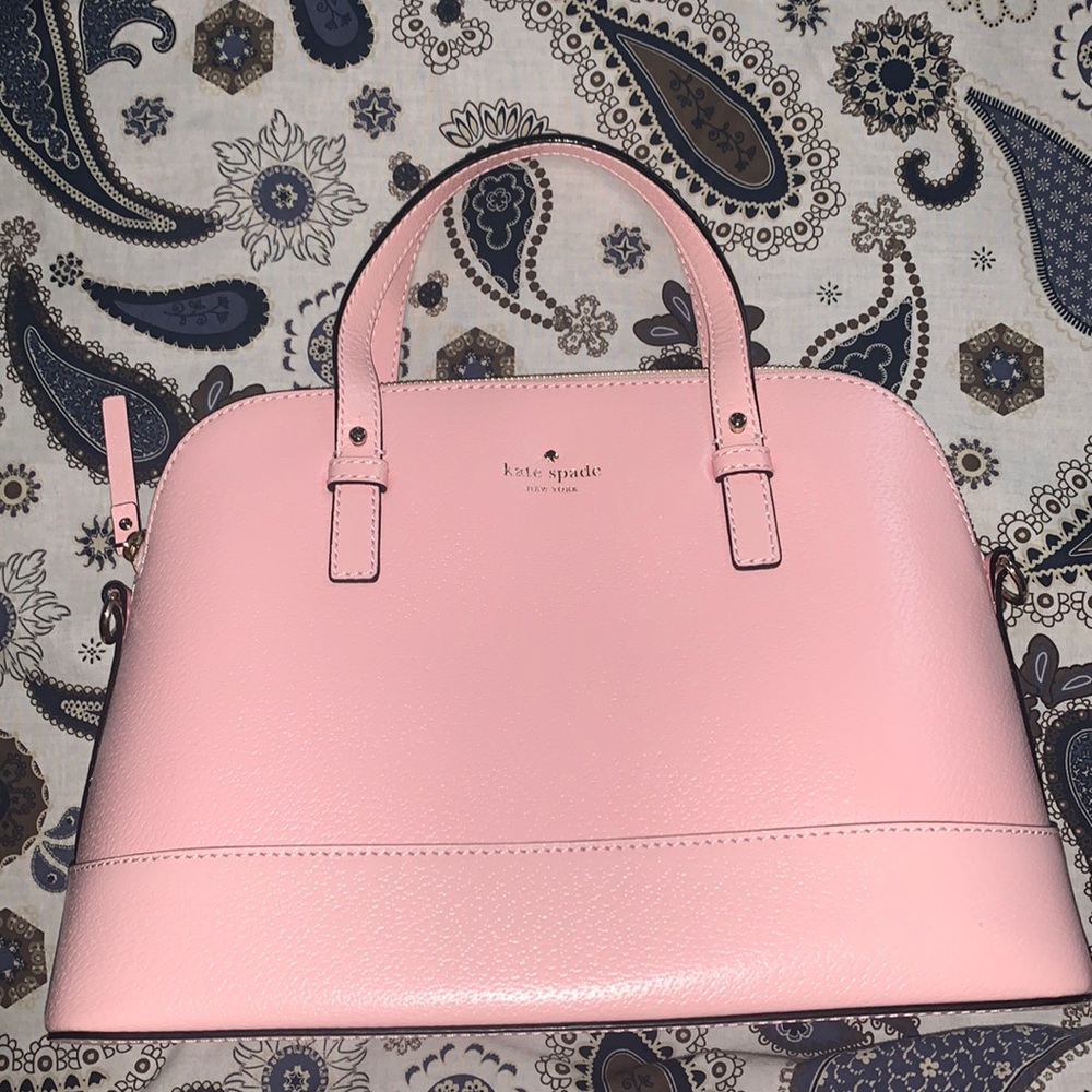 Kate Spade New York Cameron Street Lottie Satchel Purse in pink